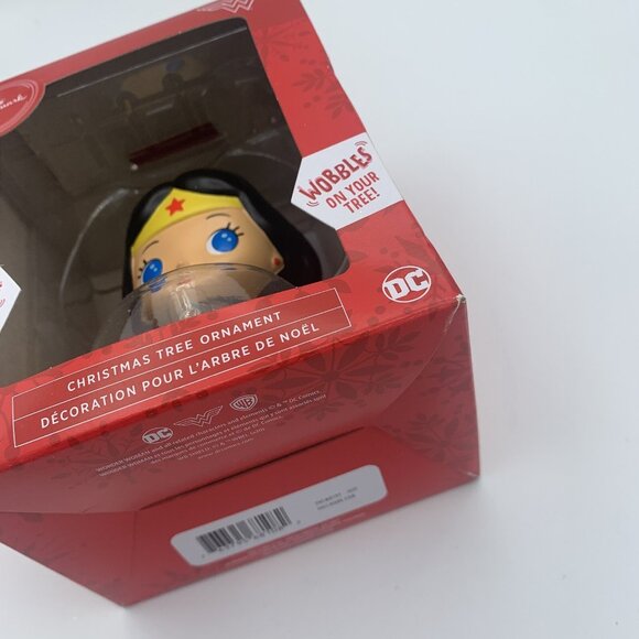 Hallmark Wonder Woman Christmas Tree Ornament - Wobbles on Your Tree! - DC Comic - Picture 3 of 8